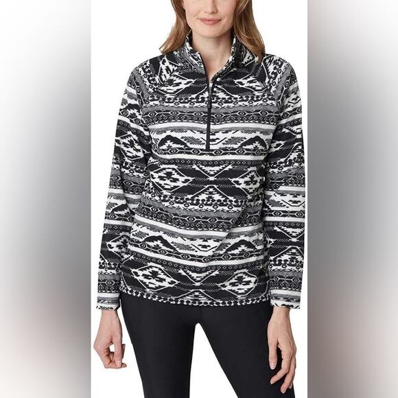 EDDIE BAUER | Women's Ultra Soft Fleece 1/4 Zip Long Sleeve Pullover Top | Small - Picture 1 of 8